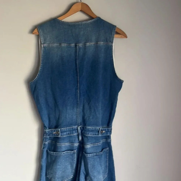 Frame le slender denim jumpsuit - Picture 8 of 11